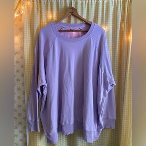 aerie lilac sweatshirt